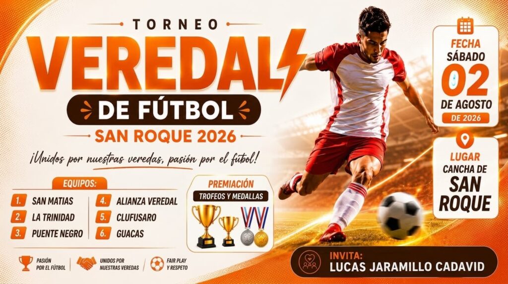 Eventos San Roque Lucas Jaramillo Torneo Futbol